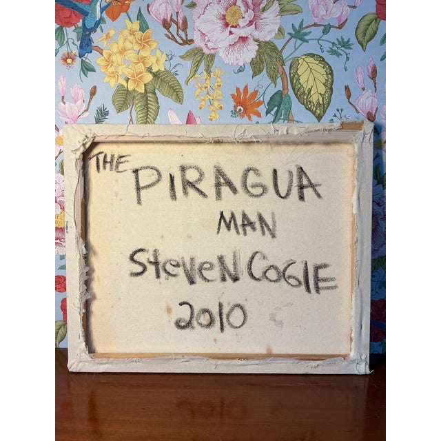 Abstract Mid 20th Century Piragua Man by Steven Cogle 2010 For Sale - Image 3 of 3