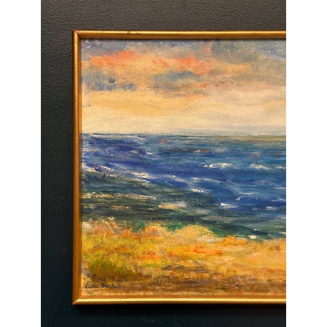 Original Swedish Oil on Canvas – “Landscape” by Lalla Blecher – Signed – Vintage & Framed – 48 × 40 cm (18.9" × 15.7")...