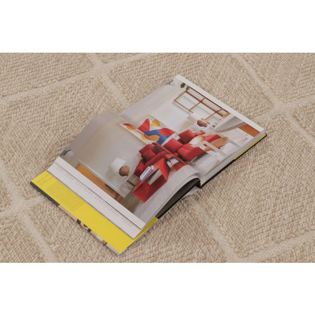 Rug & Kilim’s Scandinavian-Inspired Rug, Geometric Diamond Lattice in Beige For Sale - Image 9 of 10