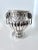Mid-Century Modern 19th C .Dutch Silver Plate Ribbed Repoussé Champagne Ice Bucket with Lion Handle For Sale - Image 3 of 9