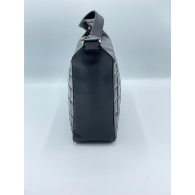 Animal Skin Chanel Chocolate Bar Cc Quilted Leather For Sale - Image 7 of 12