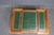 Croquet Cherry Leather-Top Partners Desk Form Coffee Table For Sale In Philadelphia - Image 6 of 16