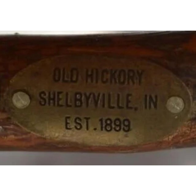 Mid-Century Modern Hickory Wood Chair from Old Hickory Company, USA, 1960s For Sale - Image 3 of 4