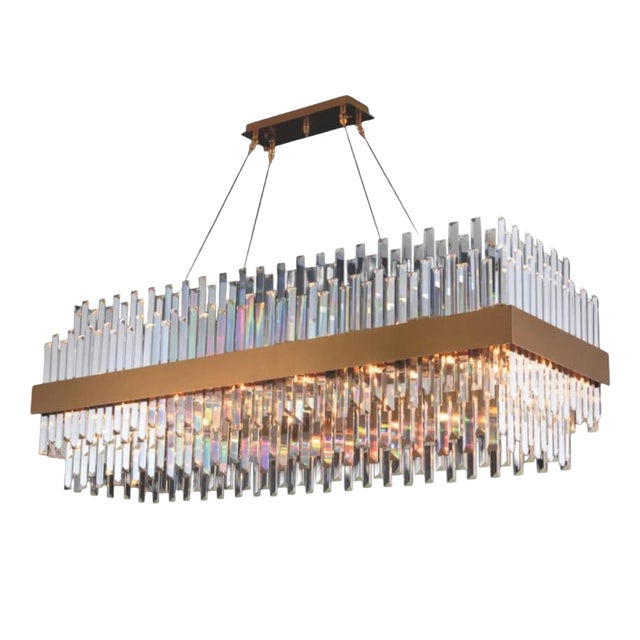 Minerva Chandelier in Metal and Crystal by Jago For Sale
