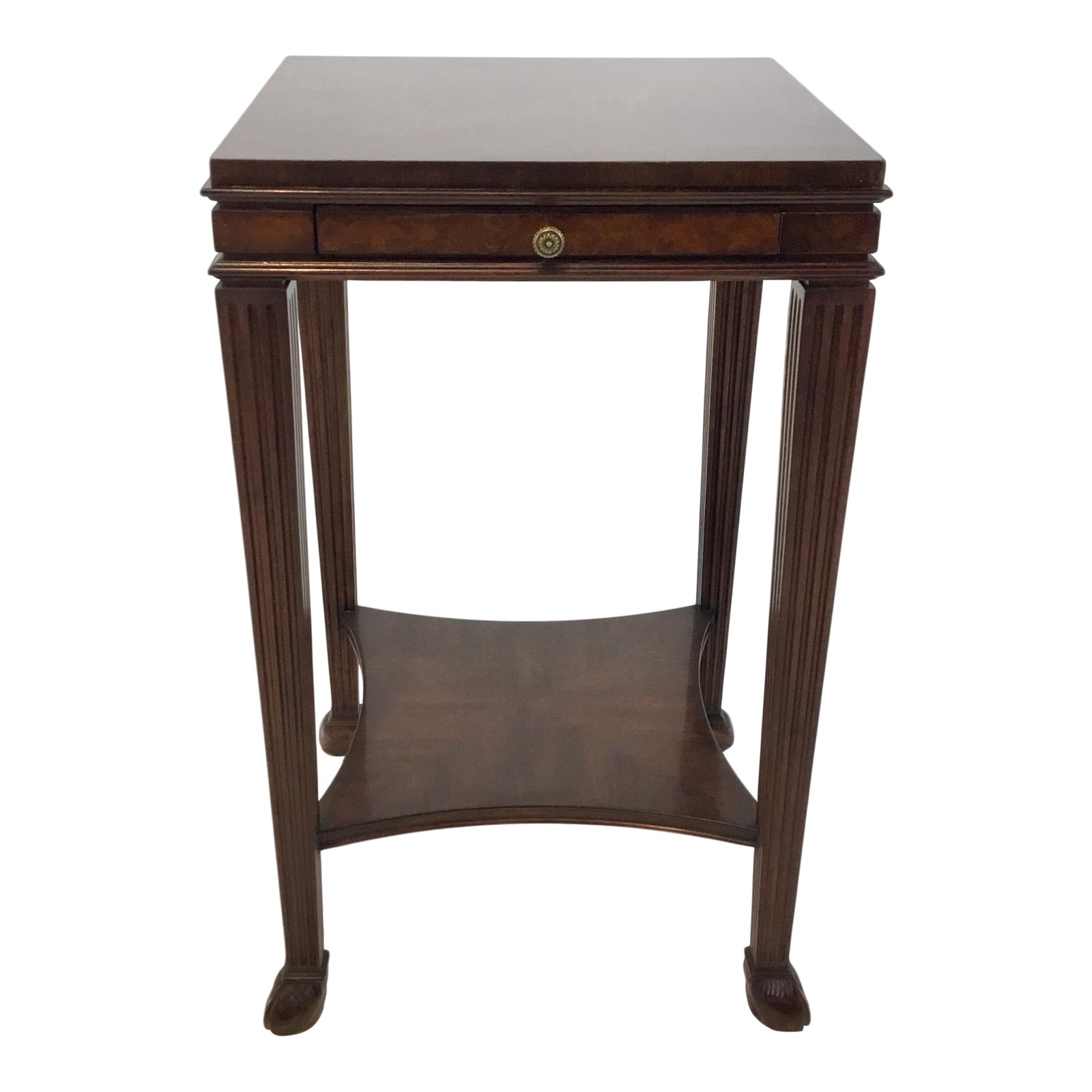 Henredon Brown O. Manor Square Lamp Table Chairish