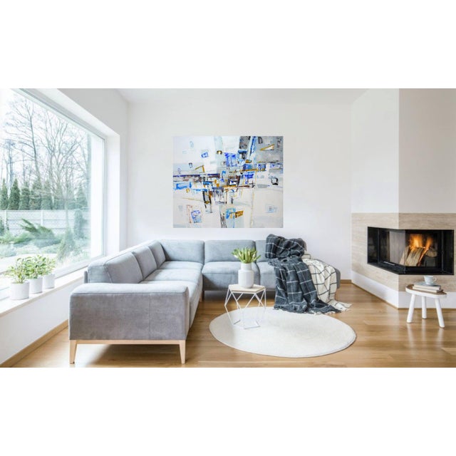 Textile Abstract 31. Modern Original Art For Sale - Image 7 of 10