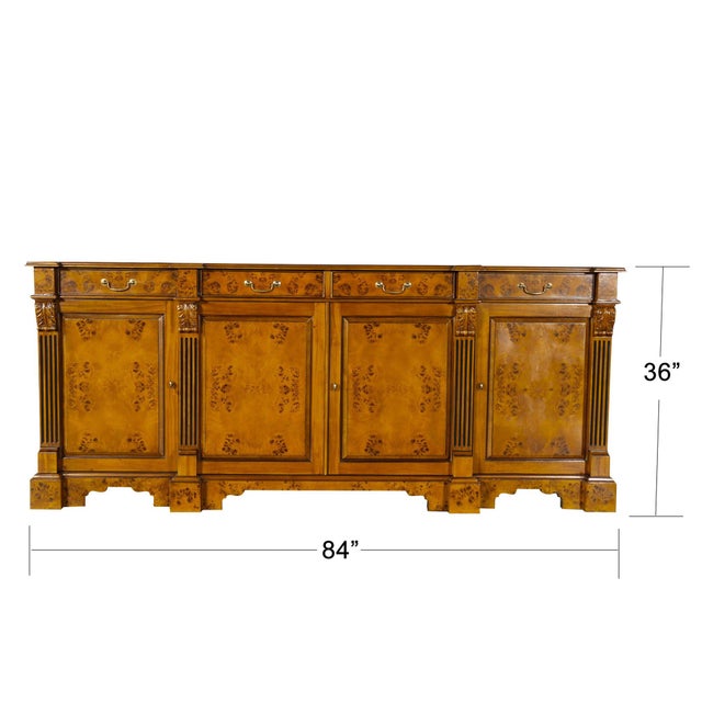The Niagara Furniture Burled Penhurst Sideboard is a great addition to the dining room or office. A matching china closet...