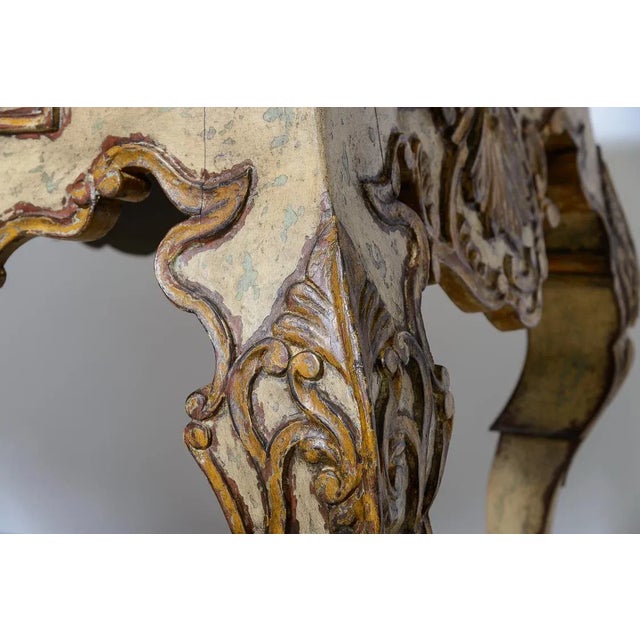 Late 20th Century Painted Console or Center Table For Sale - Image 5 of 8
