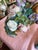 Victorian Carved Painted Wooden Basket & Flowers For Sale - Image 9 of 17