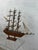 Folk Art Vintage Ship Model For Sale - Image 3 of 12