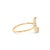Embrace the celestial charm with this enchanting 10K yellow gold ring, showcasing a whimsical crescent moon that reveals a...