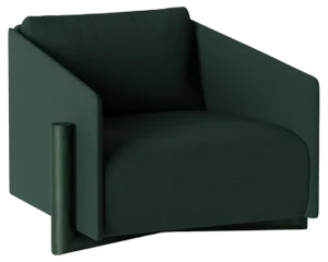 Green Timber Lounge Chair by Kann Design