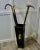 Folk Art Painted Stick Stand, Umbrella Stand This good looking piece is narrow in shape and decorated with flowers and...