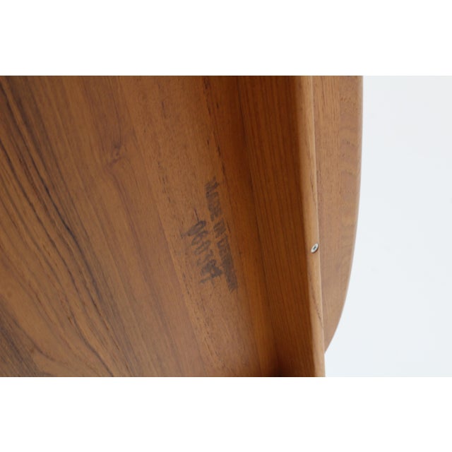 Vintage Danish Oval Extendable Dining Table in Teak, 1960s For Sale - Image 9 of 10