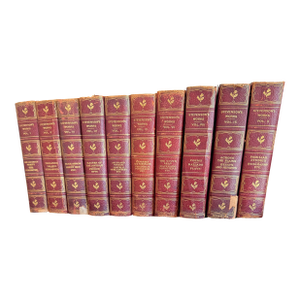 1906 The Works of Robert Louis Stevenson, De Luxe Limited Edition 244/1000- 10 Volumes
