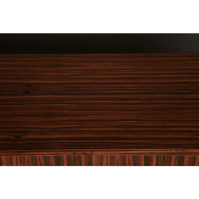 Monumental Macassar and Brass Credenza by Leon Rosen for Johnny Carson, C 1970 For Sale - Image 14 of 18