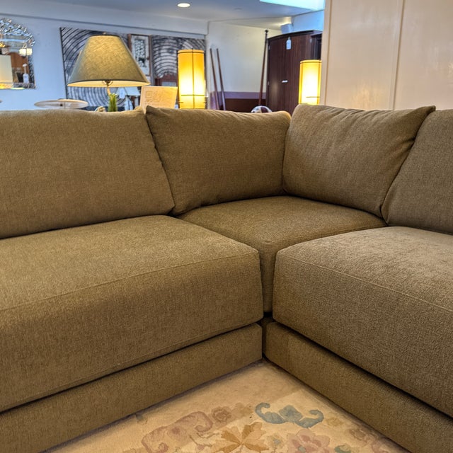 2020s Crate & Barrel Gather Sectional Sofa For Sale - Image 5 of 12