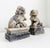 Mid 20th Century Vintage Carved Soapstone Chinese Foo Dogs- a Pair For Sale - Image 5 of 12