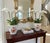 Vintage Floral Porcelain Cachepots With Gilded Rococo Handles For Sale - Image 9 of 12