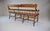 Wood American Half Spindle Back Mid 19th C. Pine, Poplar Bench For Sale - Image 7 of 18
