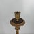 Antique Brass Candlestick with Wooden Base, 20th Century For Sale - Image 6 of 12