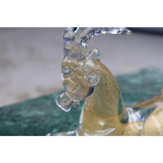 Murano Glass Capricorn with Gold Dust from Seguso, 1960s For Sale - Image 3 of 11