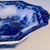 Antique Sobraon Flow Blue Octagonal Footed Bowl For Sale - Image 4 of 11