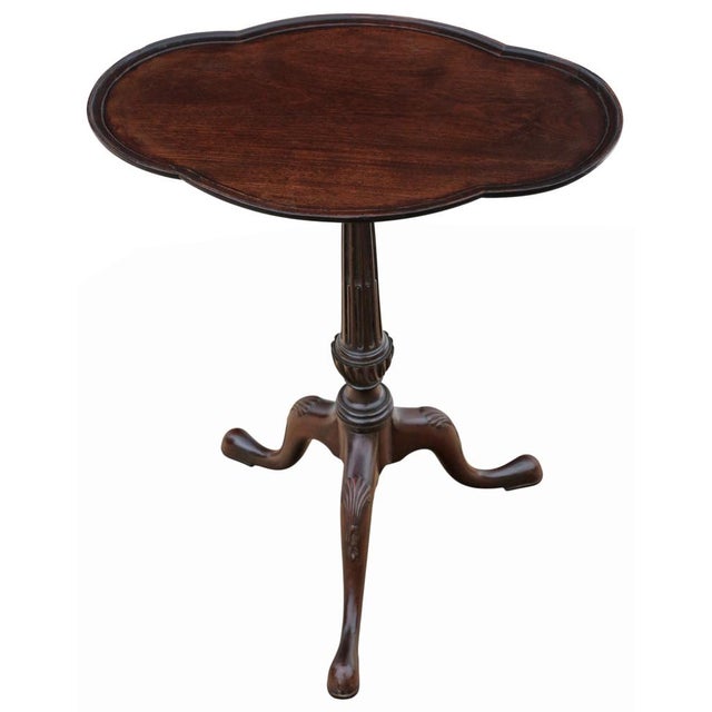 Antique Cuban Carved Mahogany Wine Table, 19th Century For Sale - Image 9 of 9