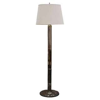 Chromed Italian Floor Lamp, Italy, 1970s For Sale