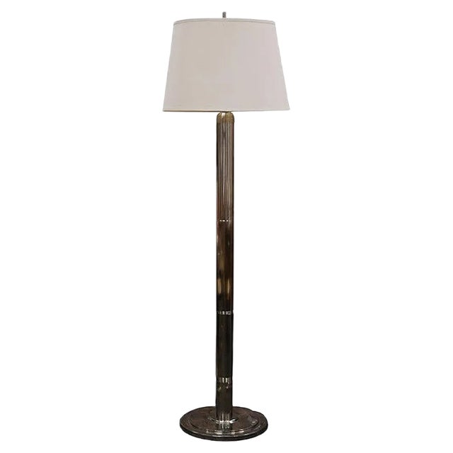 Italian Chromed Floor Lamp, Italy, 1970s For Sale