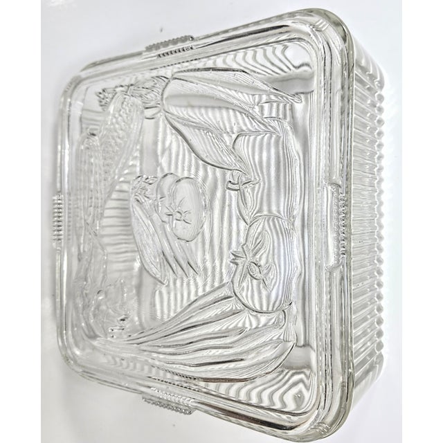 Farmhouse Bountiful Harvest Sculpted Casserole Dish For Sale - Image 3 of 12