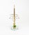 Mid-Century Flower Umbrella Stand in Glass and Brass in the style of Cristal Arte, Italy, 1960s For Sale - Image 11 of 16