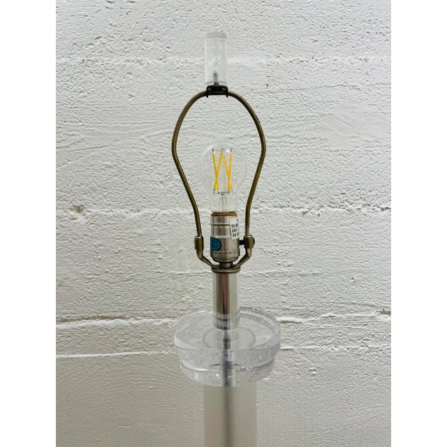 1970s Herb Ritts for Astrolite Smashingly Stylish Lucite Floor Lamp For Sale In Los Angeles - Image 6 of 12