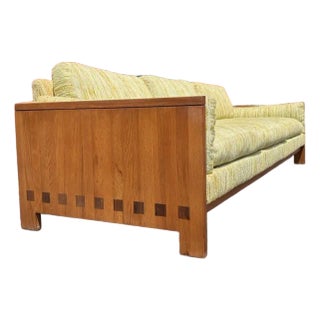 Mid Century Flair Cased Sofa For Sale