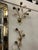 Complete set of chandelier and wall sconces. Large applique measurements: 43x6x44 cm Small applique measurements: 40x6x22...