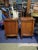 1950s Fine Pair of French 3 Drawer Cherry Wood Nightstands For Sale - Image 5 of 11