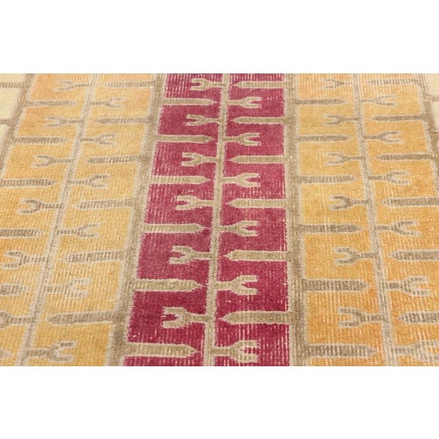 Mid 20th Century Zeki Muren Vintage Turkish Sivas Rug - 03'09 X 06'09 For Sale - Image 5 of 9