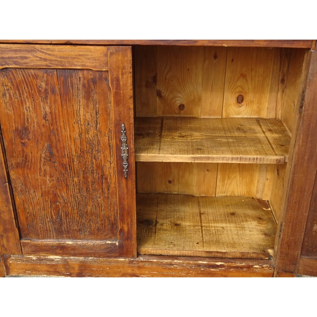 Vintage Parisian Pine Buffet, 1890s For Sale - Image 10 of 18