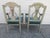 Mid 19th Century Pair of Antique French Crusty Painted Bergere Armchairs For Sale - Image 5 of 18