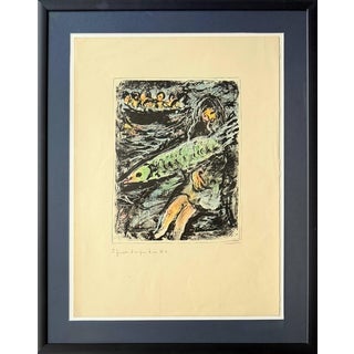 Marc Chagall, Jonah II, 1972, Lithograph For Sale