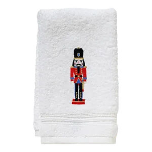 Nutcracker Terry Guest Towel, Embroidered