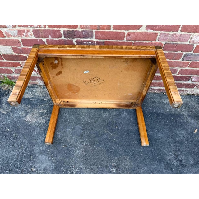 Wood Pair of Vintage Campaign-Style Accent Tables From the Drexel Accolade Collection For Sale - Image 7 of 16