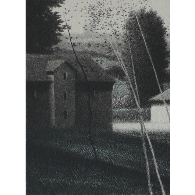 Contemporary Late 20th Century Robert Kipniss Limited Edition Color Lithograph Titled "April Leaves" Signed Numbered For Sale - Image 3 of 6