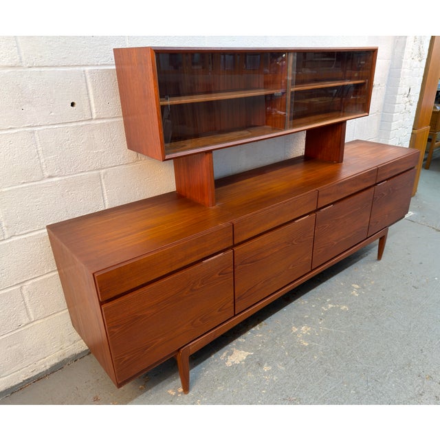 Mid-Century Modern Mid-Century Danish 'Fa-66' Credenza by Ib Kofod-Larsen for Faarup Møbelfabrik For Sale - Image 3 of 17
