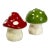 1940s Vintage Boho Chic Hollywood Regency Mushroom Salt & Pepper Shakers - A Pair. For Sale