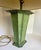 Metal Vintage Verdigris Metal Table Lamp With Faceted Base & Tapered Shade For Sale - Image 7 of 12