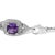 Draped in the splendor of rhodium-plated .925 sterling silver, this exquisite bracelet mesmerizes with its vintage halo...