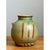 Vintage Green Striped Ceramic Vase For Sale - Image 10 of 12
