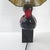 Vintage Italian Duck Table Lamp in Black and Burgundy Lacquered Wood, 1970s For Sale - Image 14 of 16