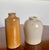 Pair of Victorian Cream-Glazed Stoneware Jars With Capacity Marks For Sale - Image 9 of 12